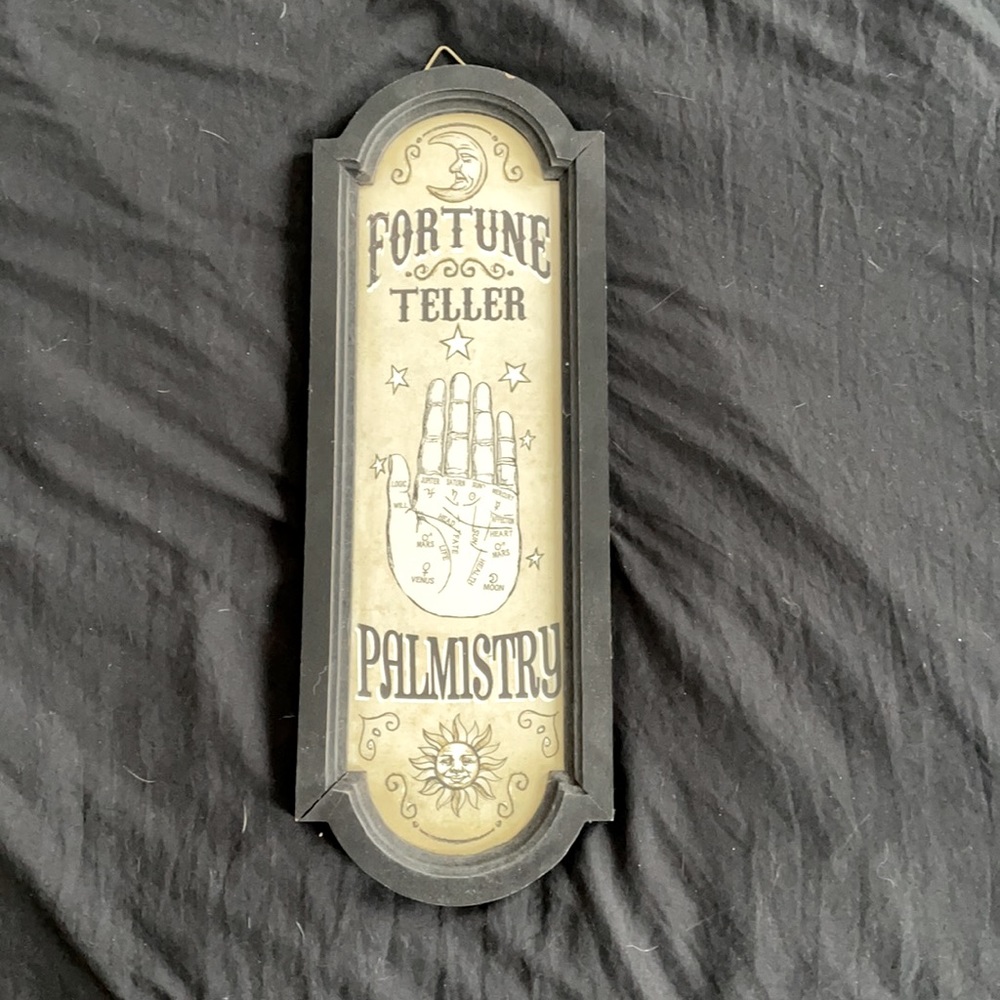 Fortune teller/ Palmistry wall art